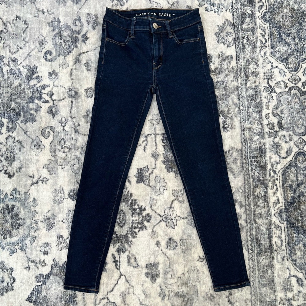 American Eagle Outfitters Blue Skinny Jeans